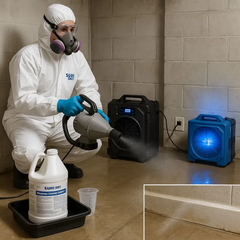 Sanitization and Odor Removal process in Brambleton, VA