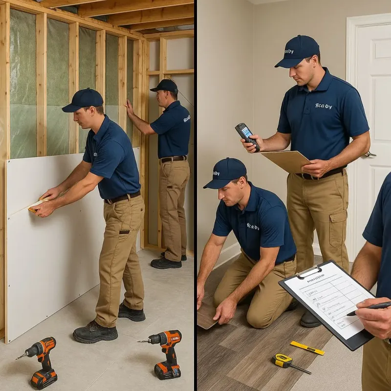 Repairs and Reconstruction process in Brambleton, VA